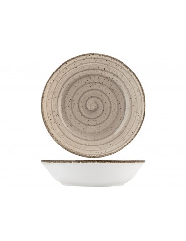Plat plat Ø31cm Giotto Taupe